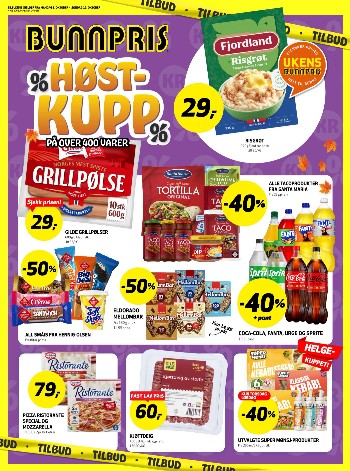 Bunnpris kundeavis uke 41 – side 1