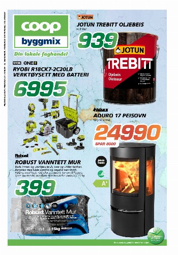 Coop Byggmix kundeavis uke 37 – side 1