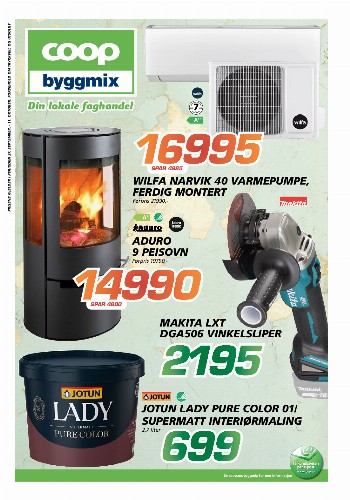 Coop Byggmix kundeavis uke 41 – side 1