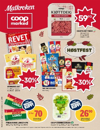 Coop Marked kundeavis uke 39 – side 1