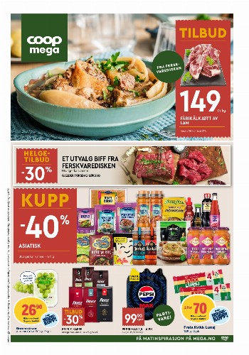 Coop Mega kundeavis uke 38 – side 1