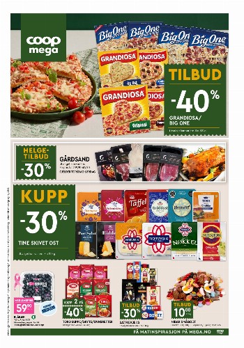 Coop Mega kundeavis uke 40 – side 1