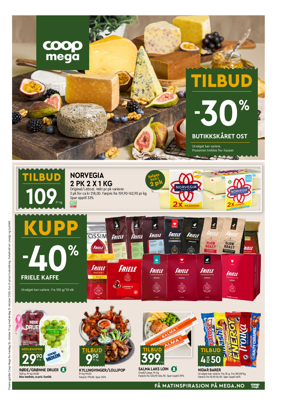 Coop Mega kundeavis uke 44 – side 1