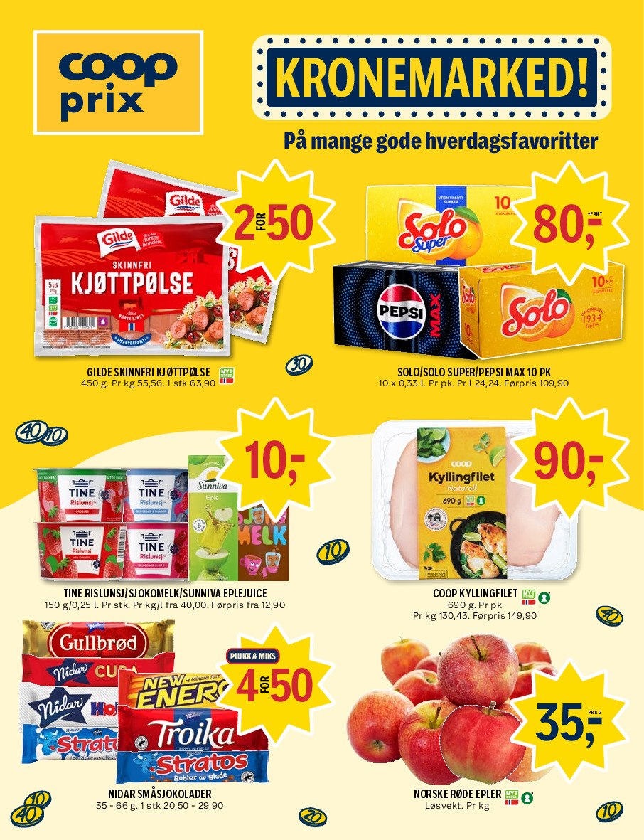 Coop Prix kundeavis uke 38 – side 1