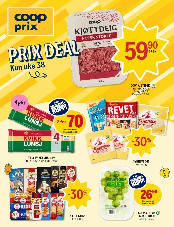 Coop Prix kundeavis uke 39 – side 1