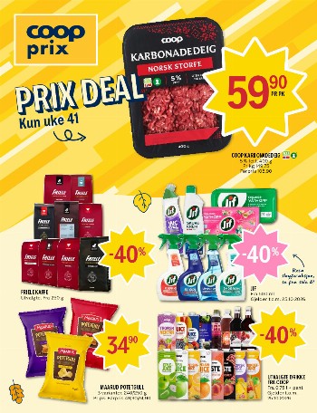 Coop Prix kundeavis uke 42 – side 1