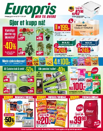 Europris kundeavis uke 34 – side 1