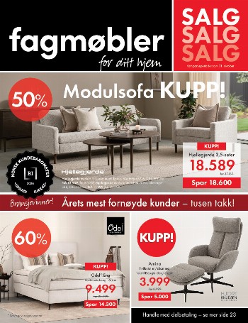 Fagmøbler kundeavis uke 44 – side 1