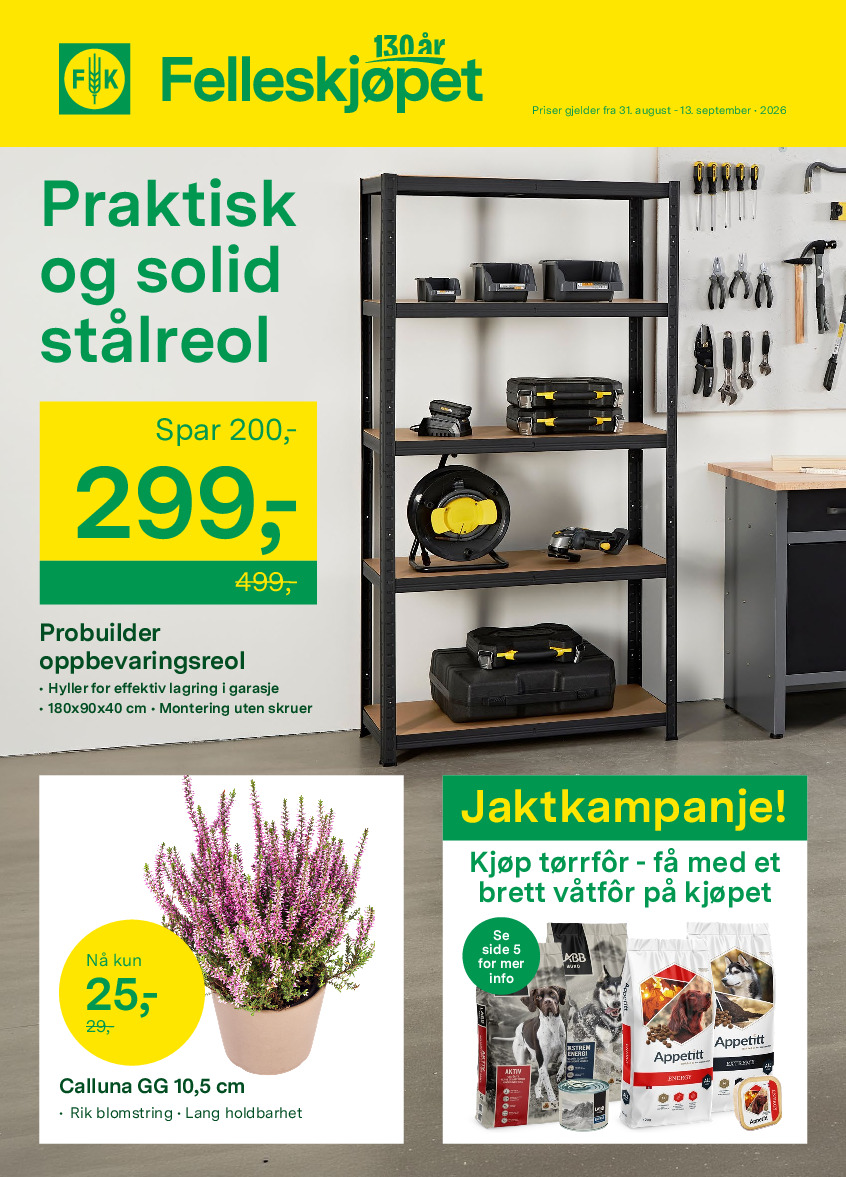 Felleskjøpet kundeavis uke 37 – side 1