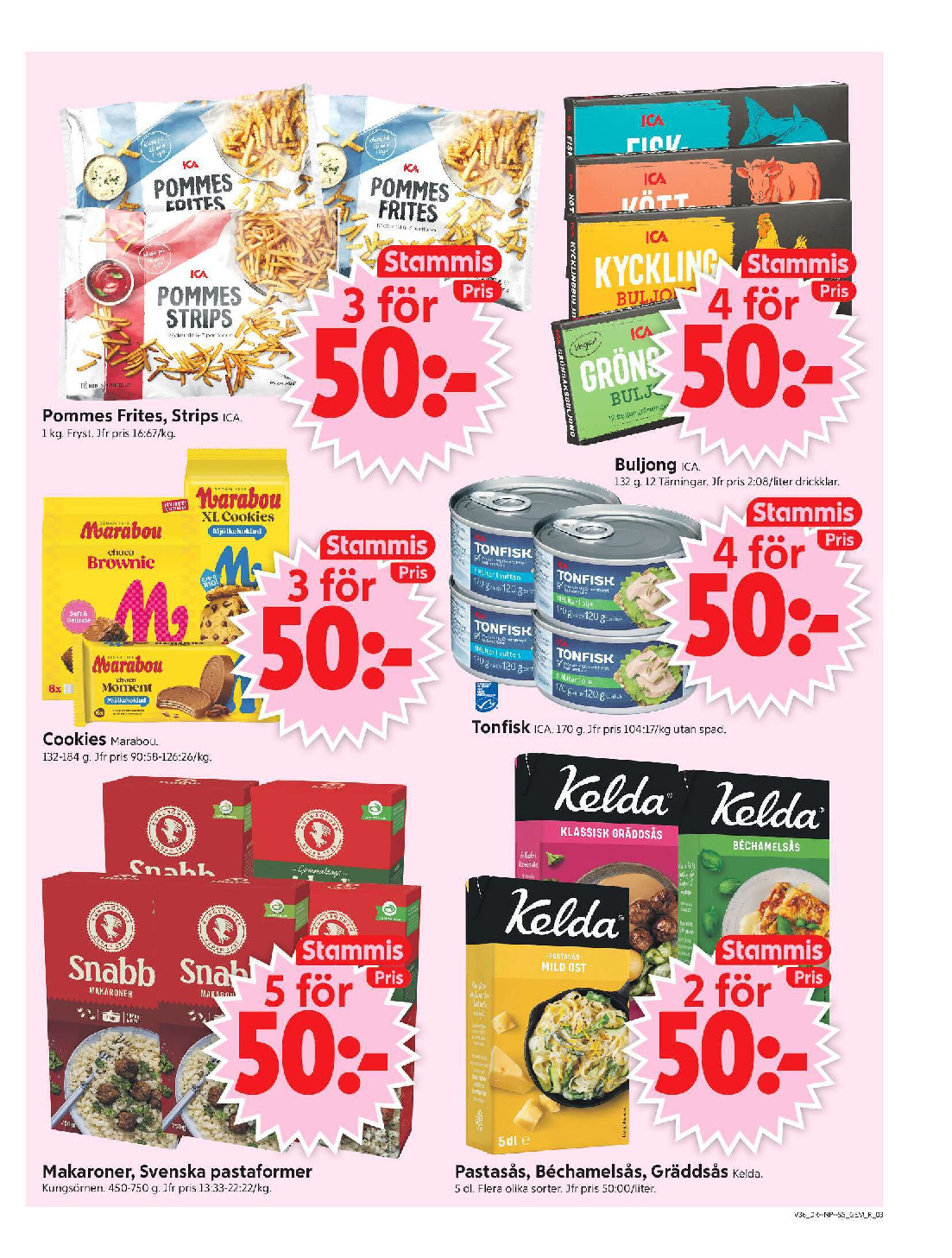 ICA Supermarket Töcksfors kundeavis uke 36 – side 3