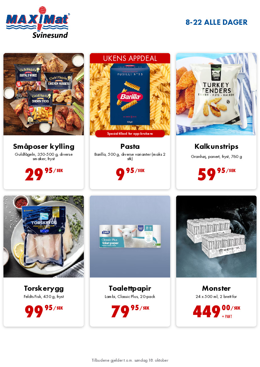 MaxiMat Svinesund kundeavis uke 42 – side 2