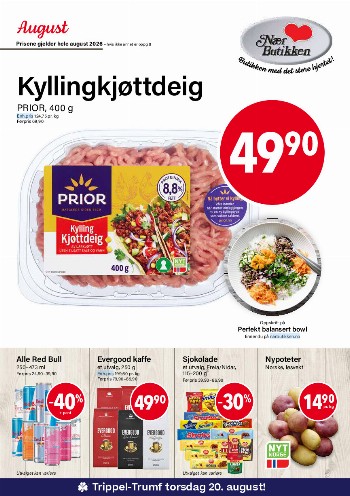 Nærbutikken kundeavis uke 36 – side 1