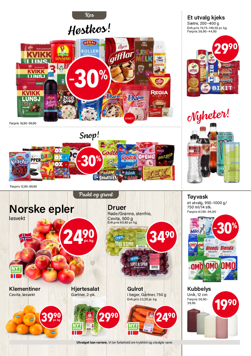 Nærbutikken kundeavis uke 44 – side 3