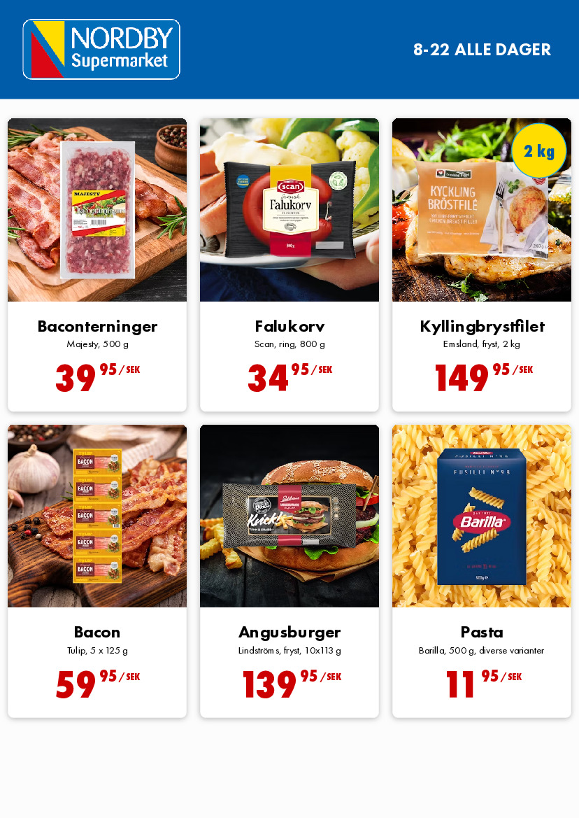 Nordby Supermarket kundeavis uke 36 – side 1