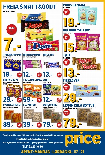 Price Lagerbutikk kundeavis uke 41 – side 3