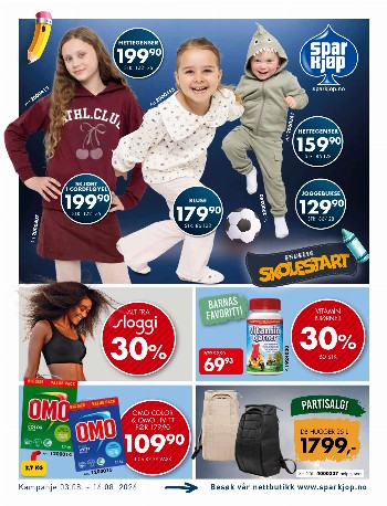 Spar Kjøp kundeavis uke 35 – side 1