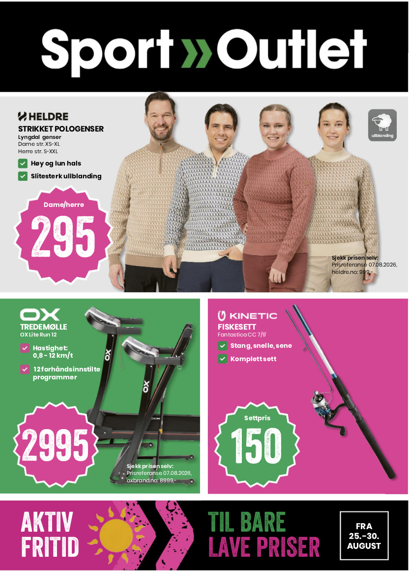 Sport Outlet kundeavis uke 38 – side 1