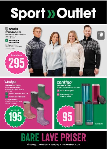 Sport Outlet kundeavis uke 44 – side 1