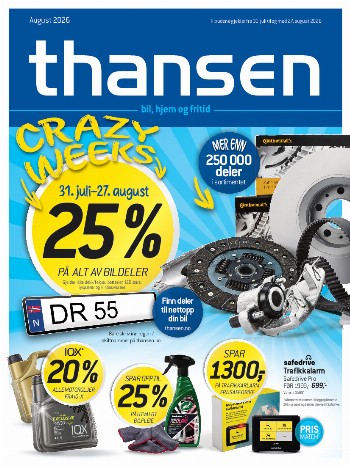 Thansen kundeavis uke 35 – side 1