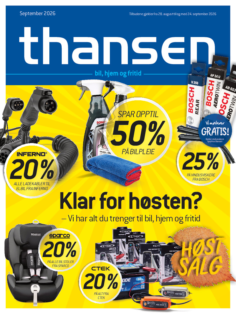 Thansen kundeavis uke 39 – side 1